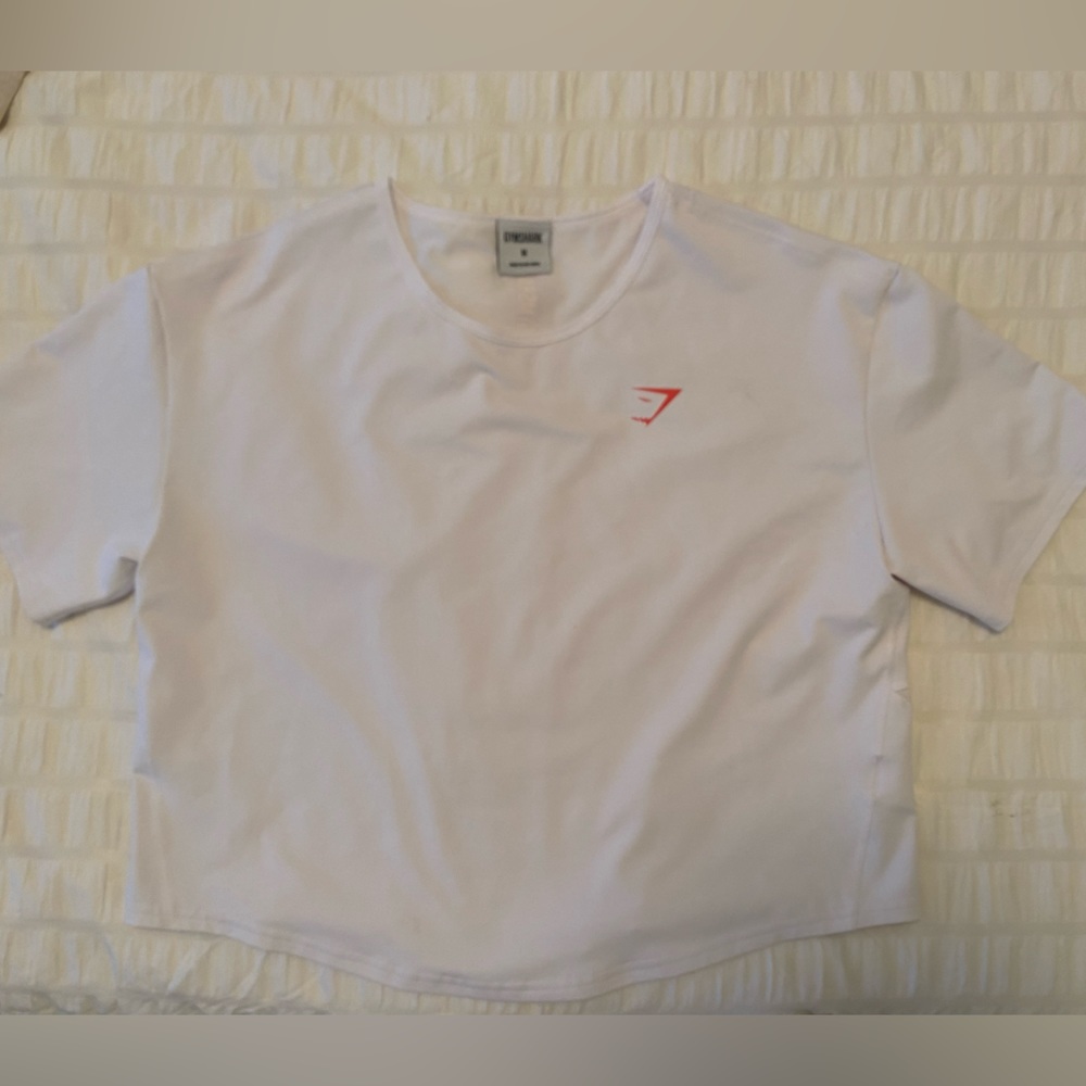 White Gymshark Tee
